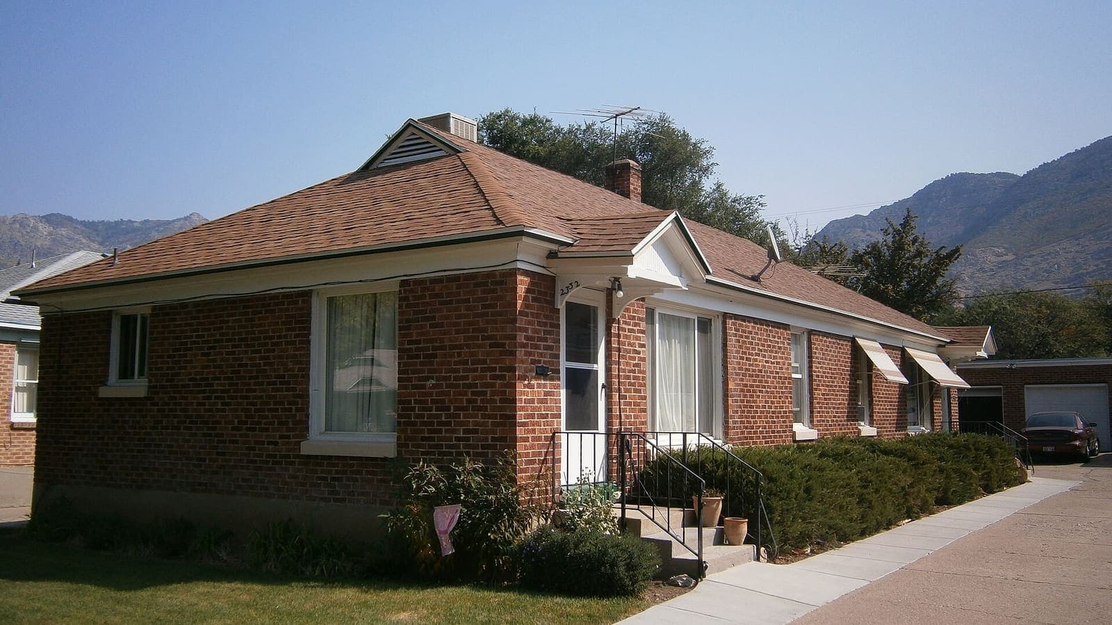 The brick Wangsgaard Duplex at 2332 Van Buren Avenue in Ogden, Utah