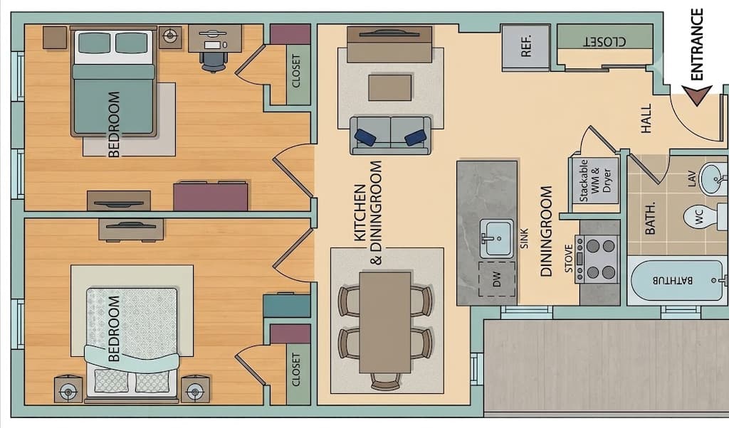 2BR apartment in Ridgewood