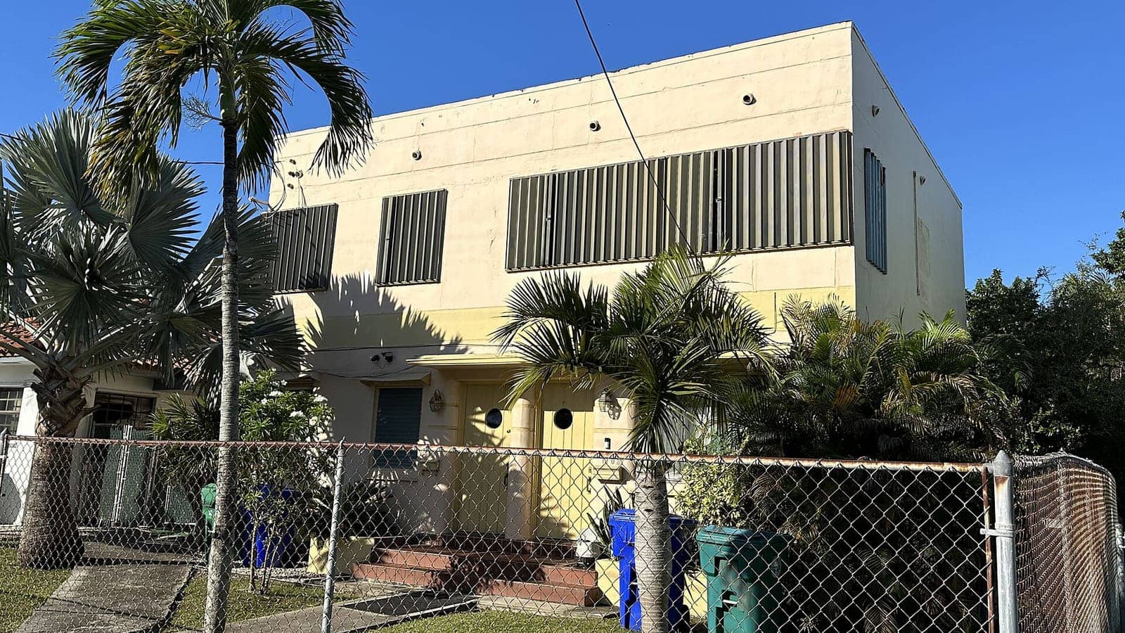 A low-rise apartment building in Little Havana, Miami