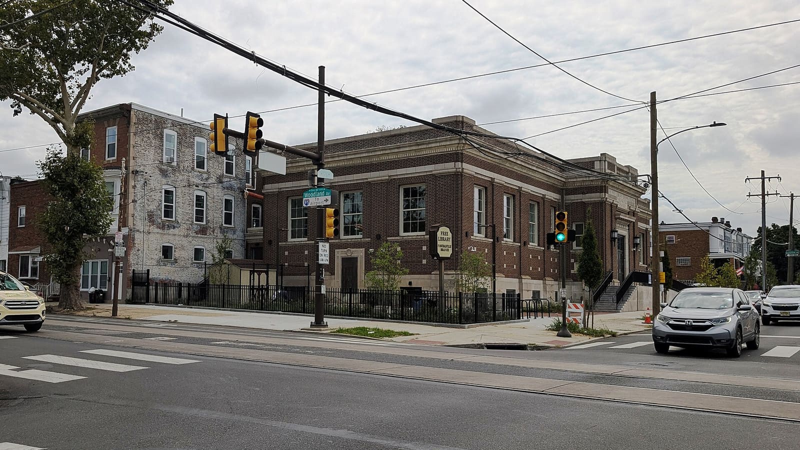 The Paschalville branch library at South 70th Street and Woodland Avenue in southwest Philadelphia