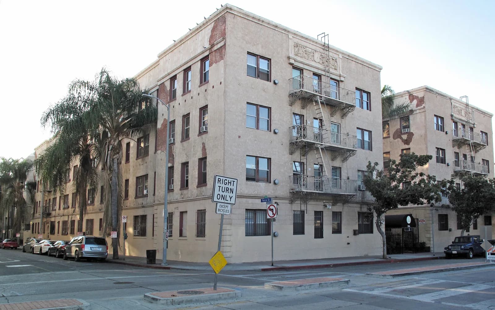 The Canterbury Apartments on North Cherokee Avenue in Hollywood, Los Angeles