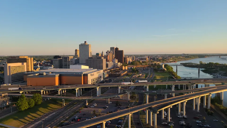 Downtown Memphis buildings
