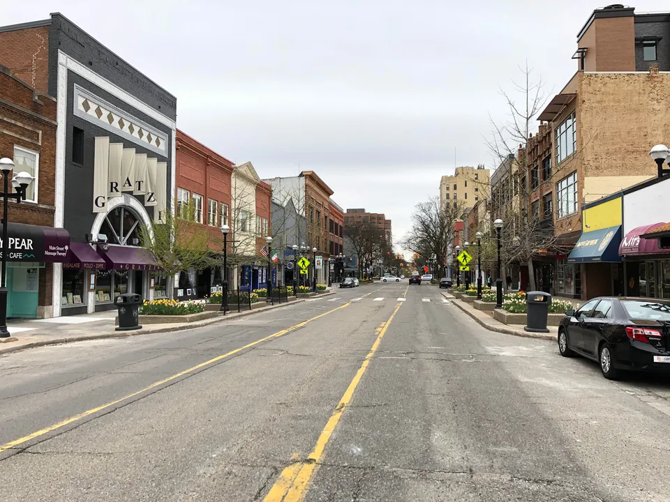Downtown Ann Arbor streetscape