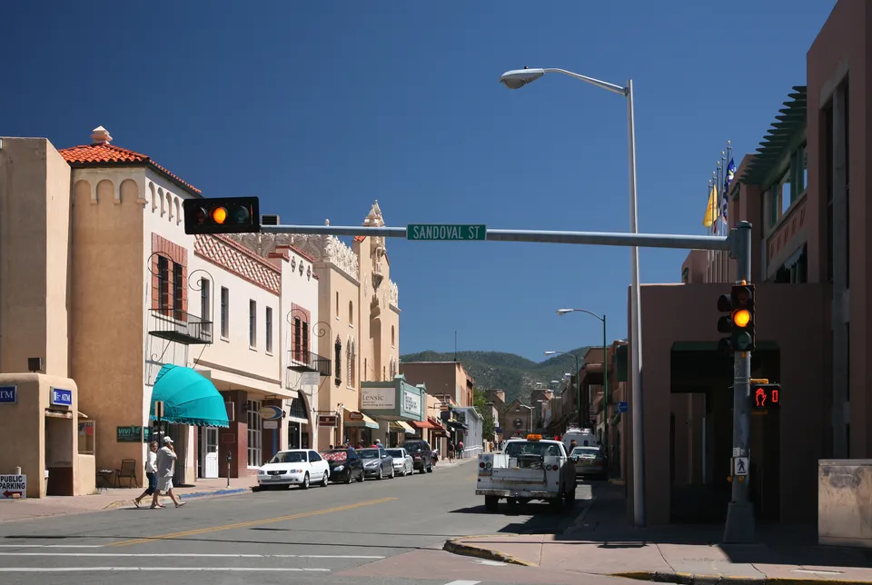 Downtown Santa Fe streetscape