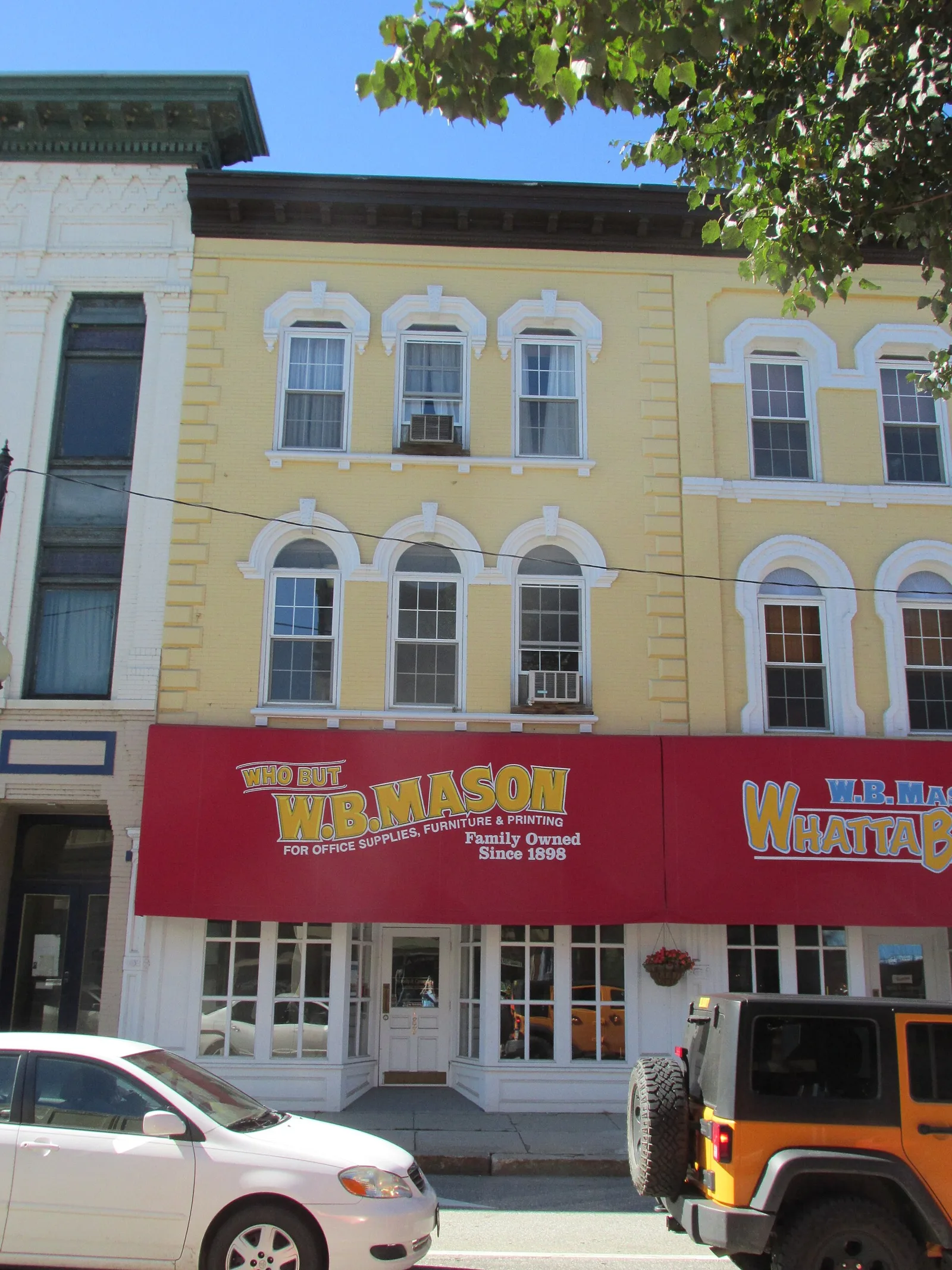 Yellow multi-story building at 188 Water Street in Augusta, Maine